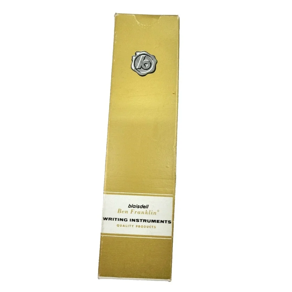 New Vintage Blaisdell Ben Franklin‎ Red Pencil NOS 12 Ct